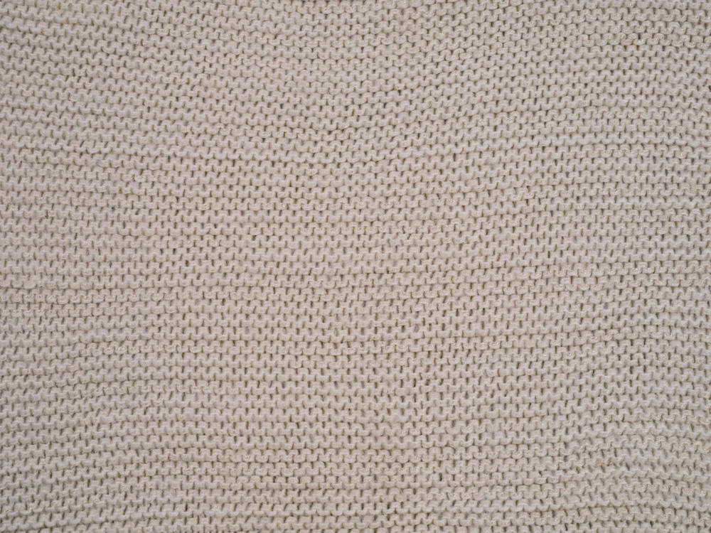 Close up of an oat knit texture